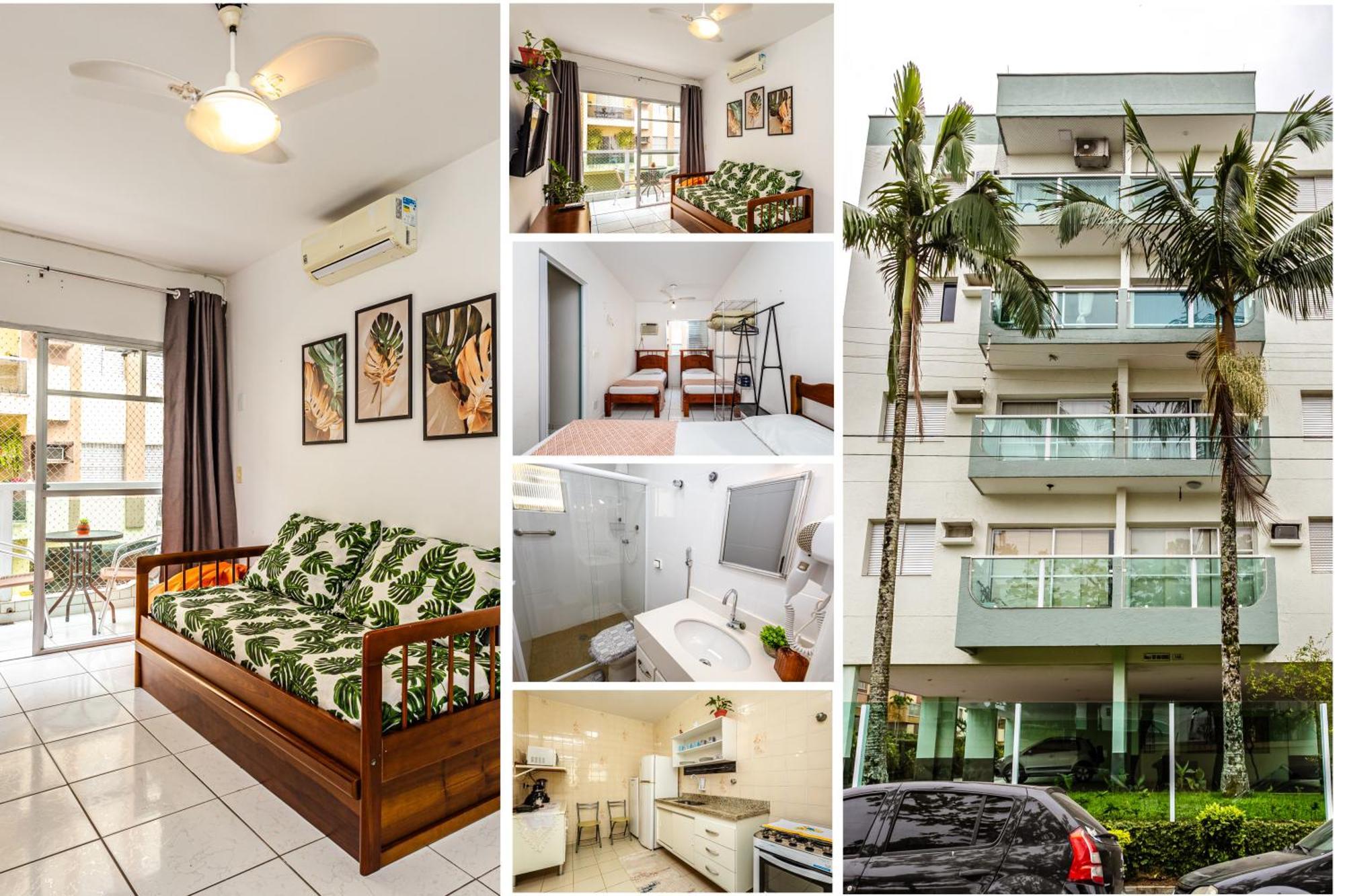 Apto Na Enseada Excelente Localizacao, 500M Da Praia, Garagem, Ar Condicionado Portaria 24 Horas Guarujá Exterior foto